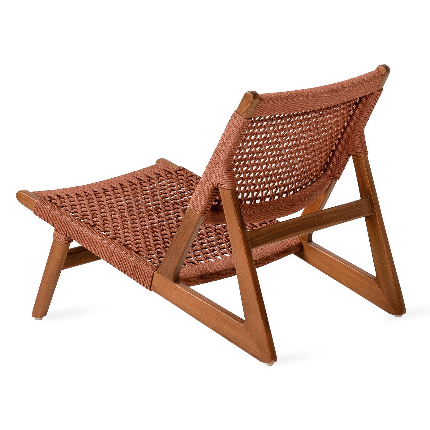 Kuwana Outdoor Accent Chair Cinnamon Weave