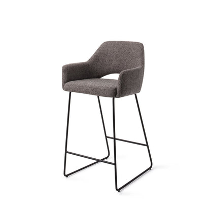 Yanai bar chair amazing gray