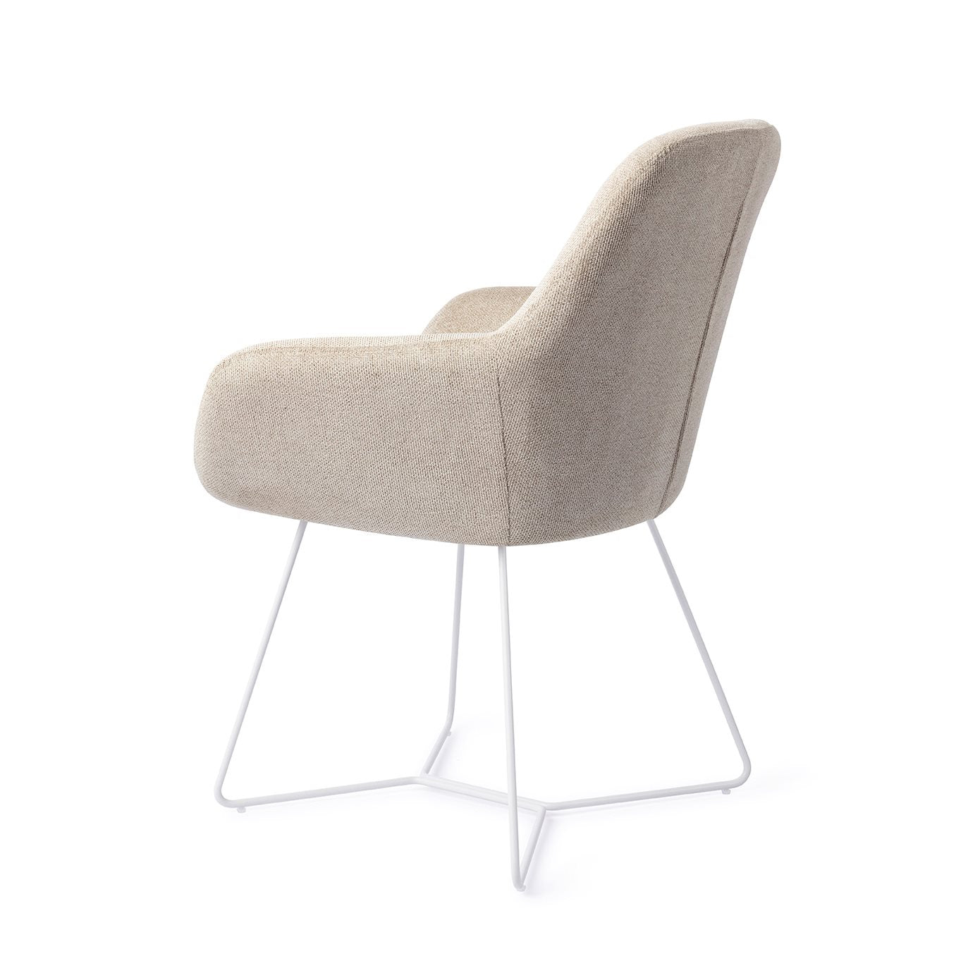 Kushi Dining Chair Ivory Ivy