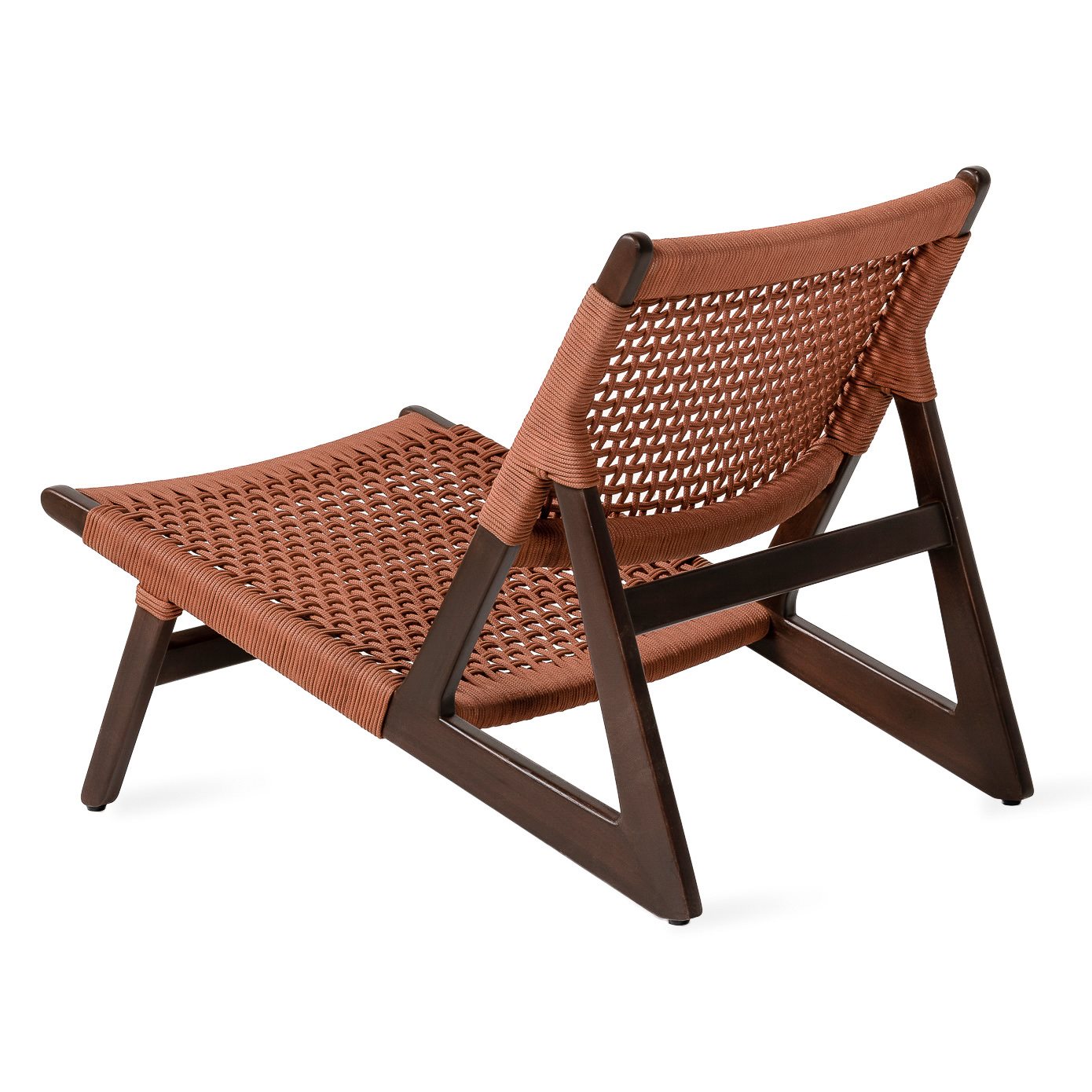 Kuwana Outdoor Accent Chair Cinnamon Weave