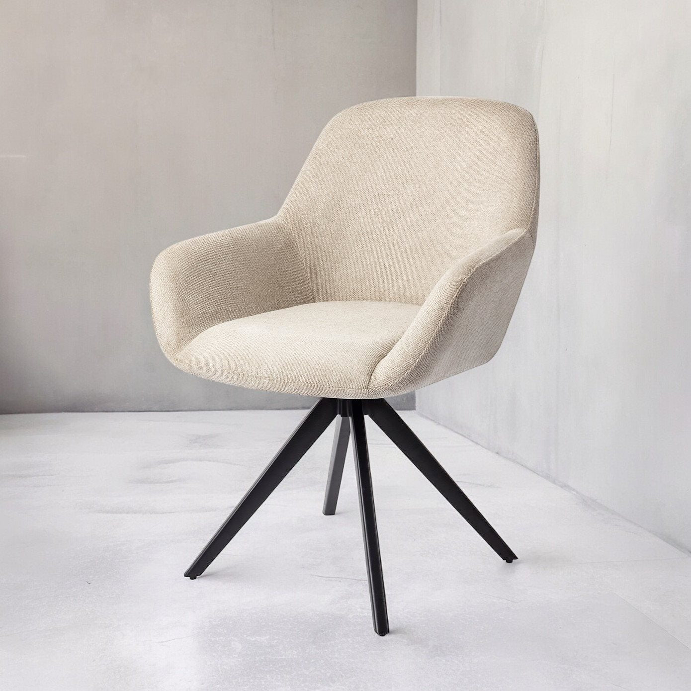 Kushi Dining Chair Ivory Ivy