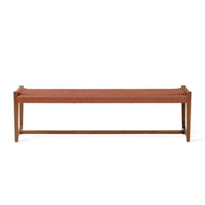 Kuwana Outdoor Bench Cinnamon Weave