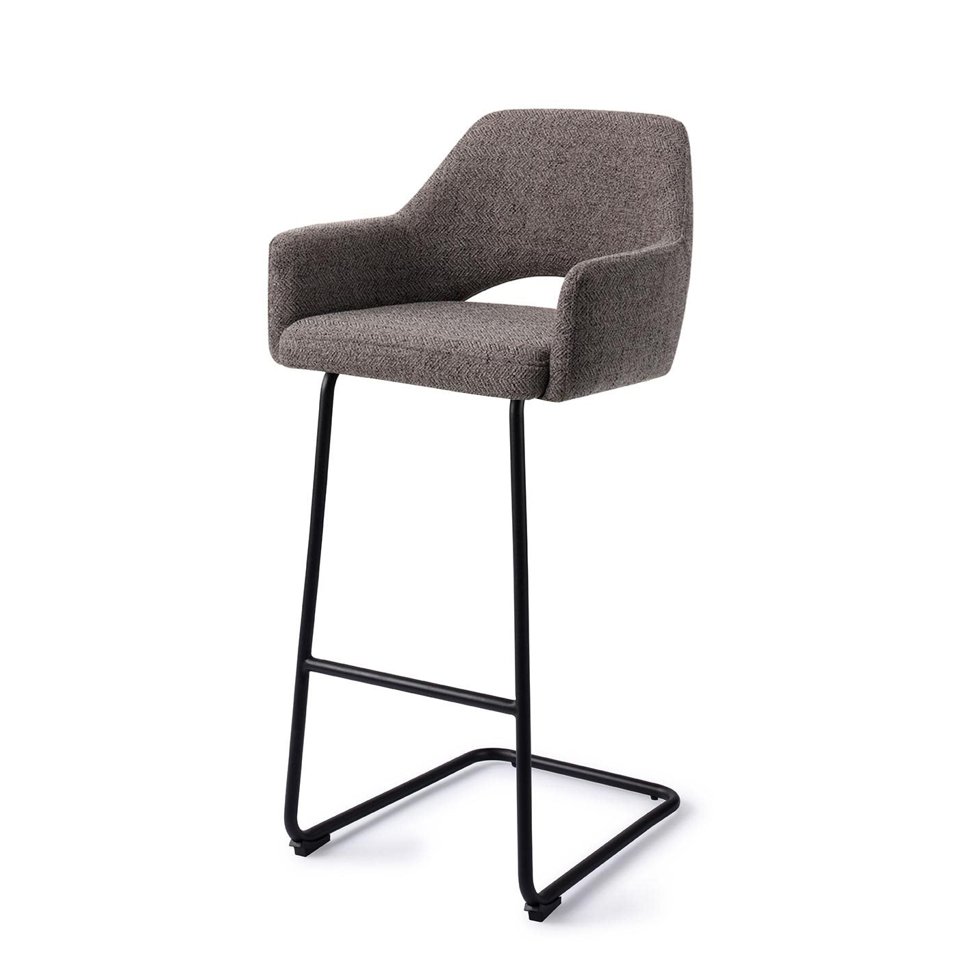 Yanai bar chair amazing gray