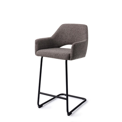 Yanai bar chair amazing gray