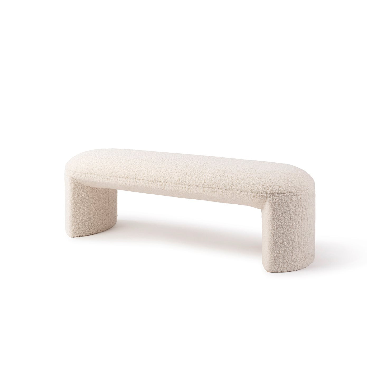 Nachii bench plush wheat