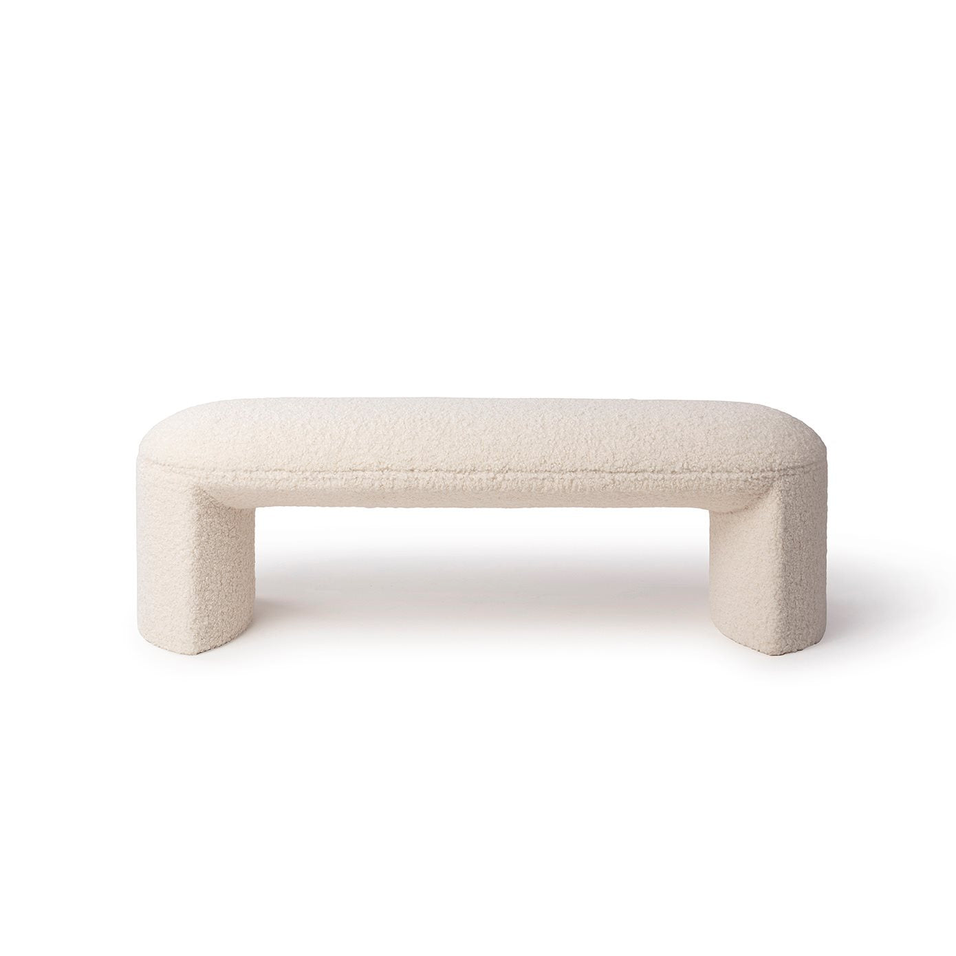 Nachii bench plush wheat