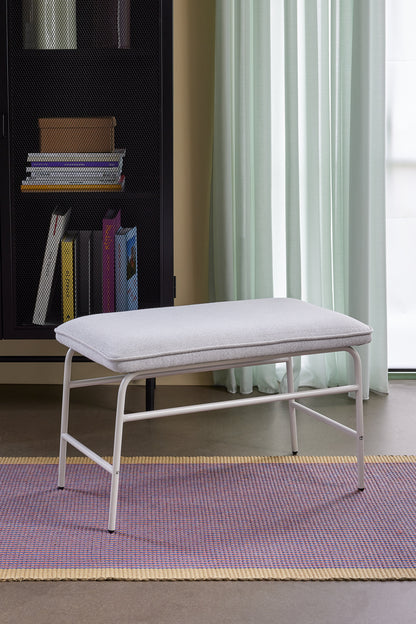 Hübsch Mist bench gray