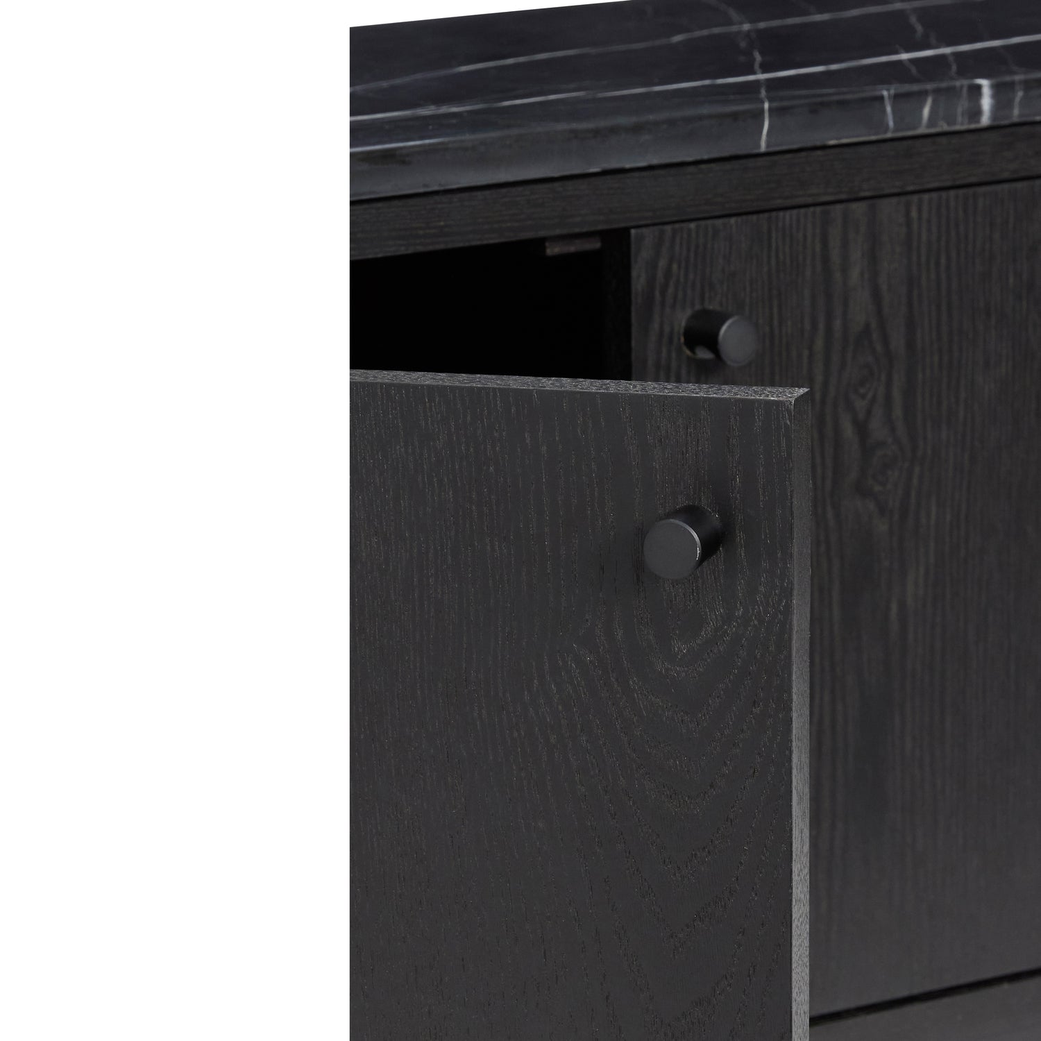 NOBU sideboard black - 120x35xh51cm