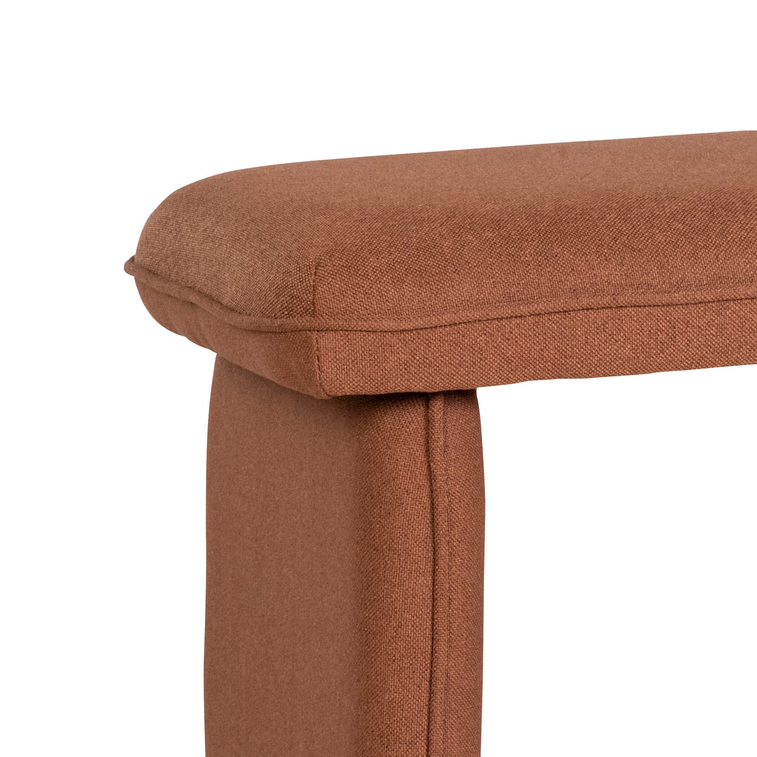 Mellow bench reddish brown - 100x38xh40cm