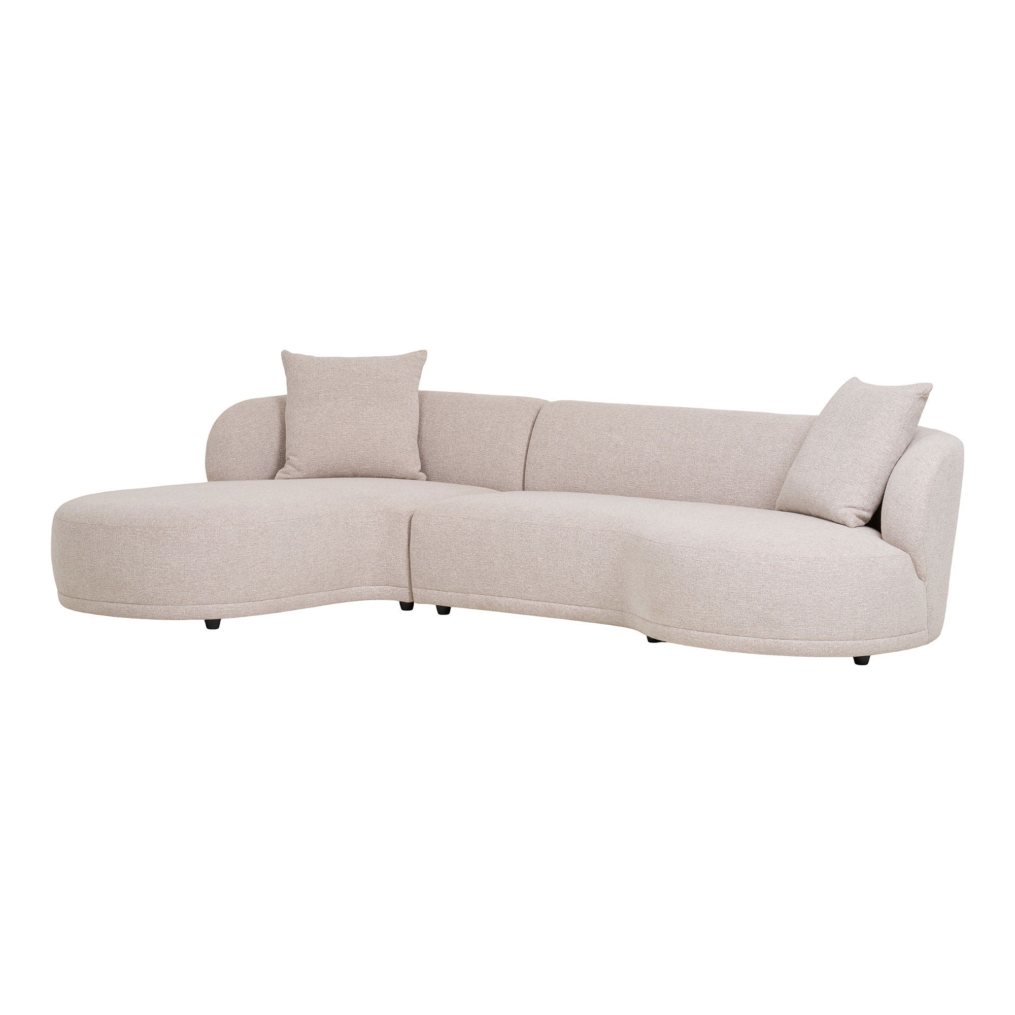 Sofa with 2 pillows, left -wing, nature, HN1295