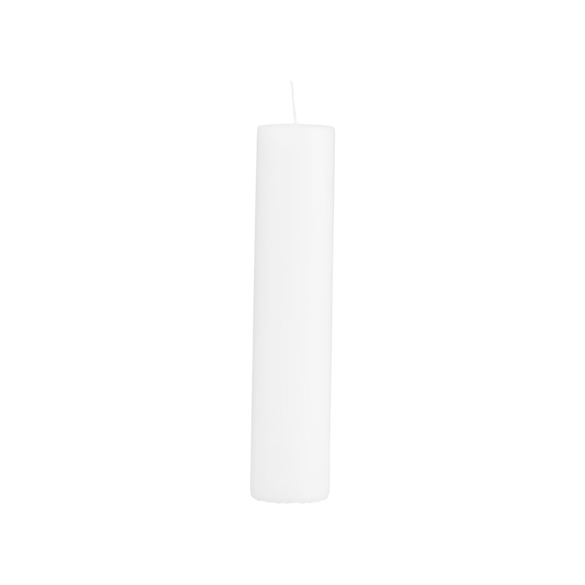 Block candles, white