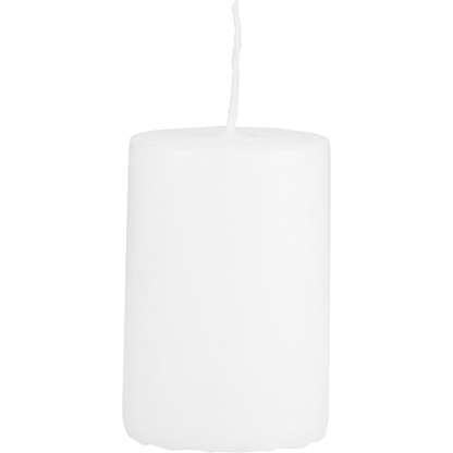 Block candles, white