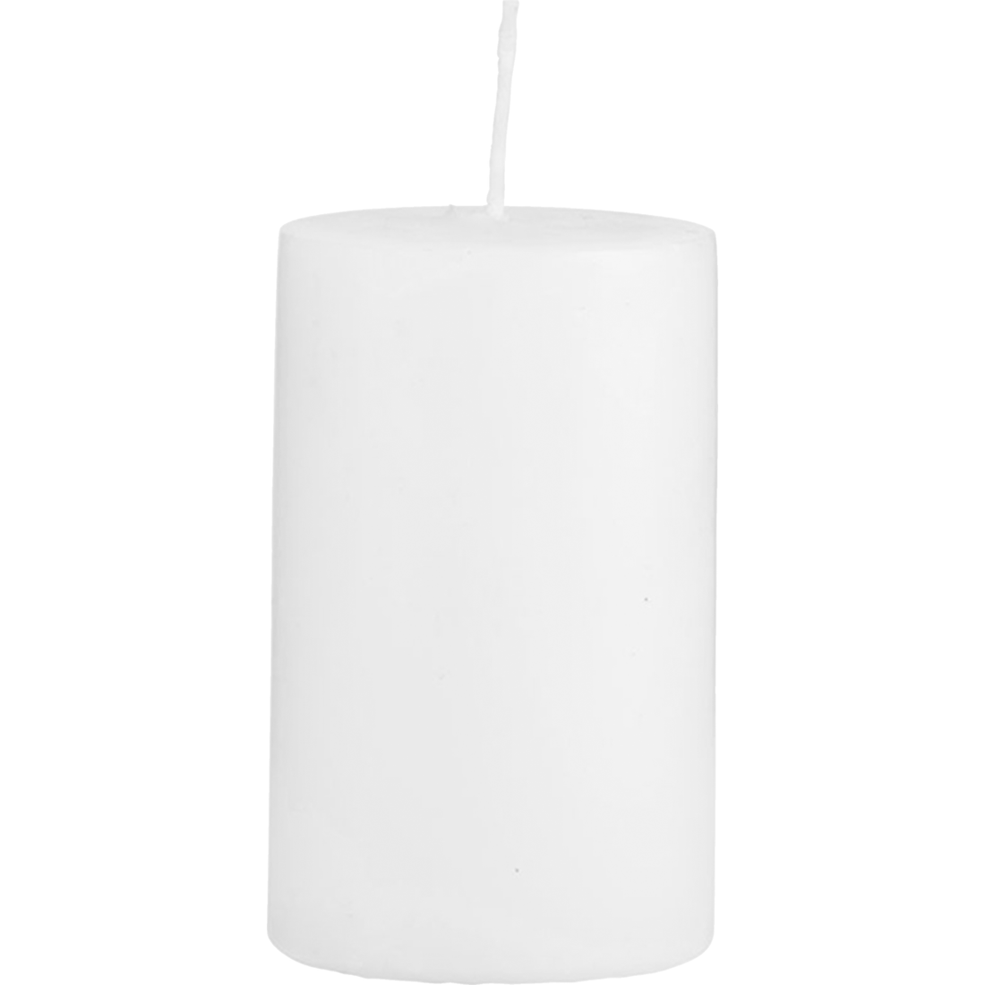 Block candles, white