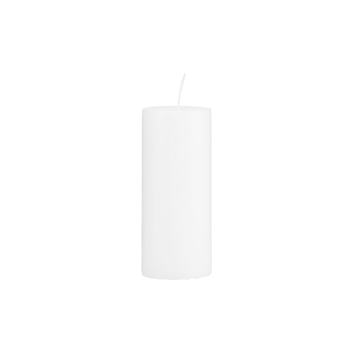 Block candles, white