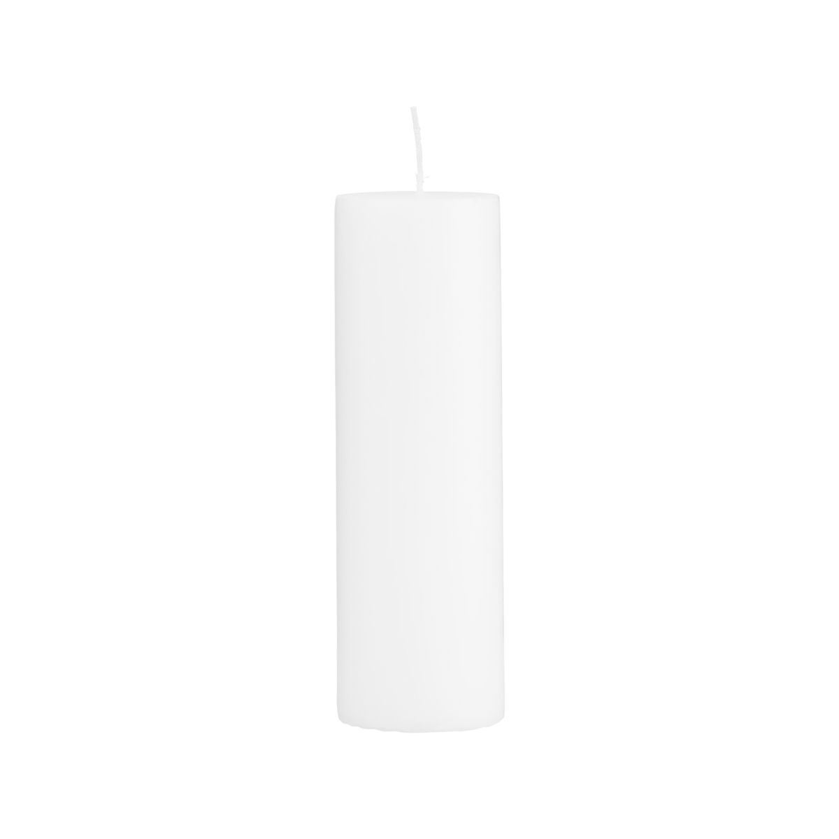 Block candles, white