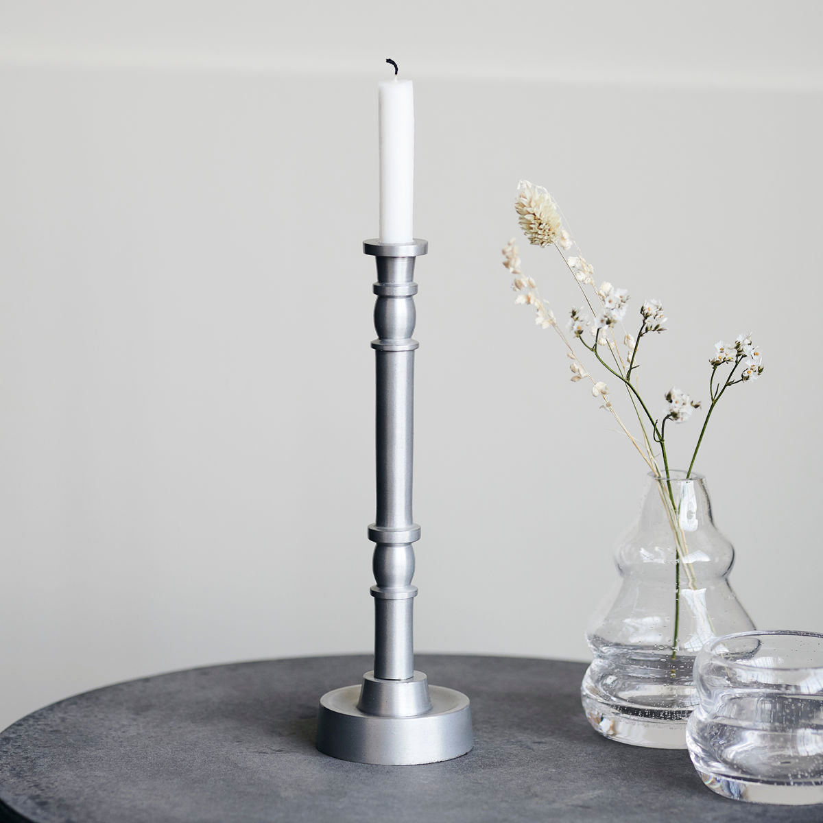 Candlestick, hdjersey, silver oxidized