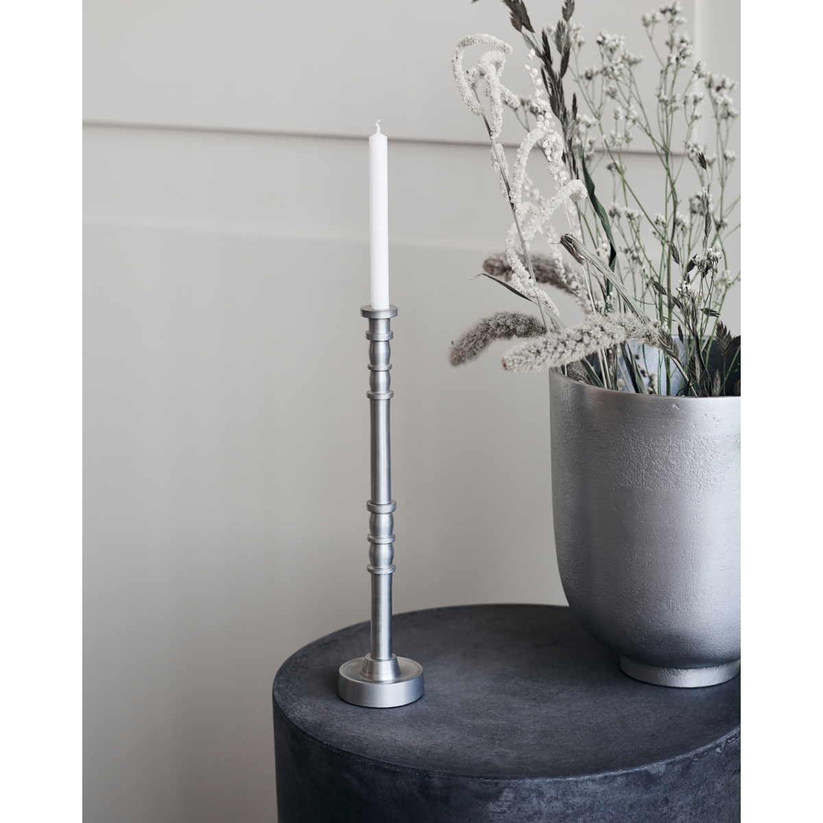 Candlestick, hdjersey, silver oxidized