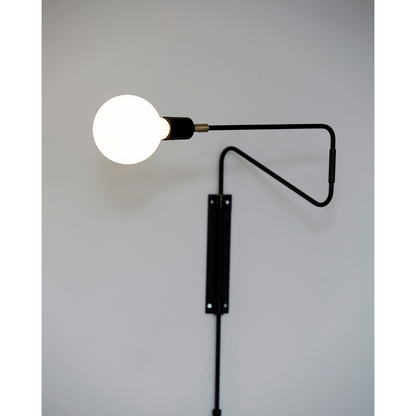 Wall lamp, hdswing, black