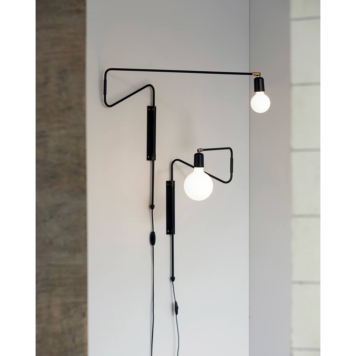 Wall lamp, hdswing, black