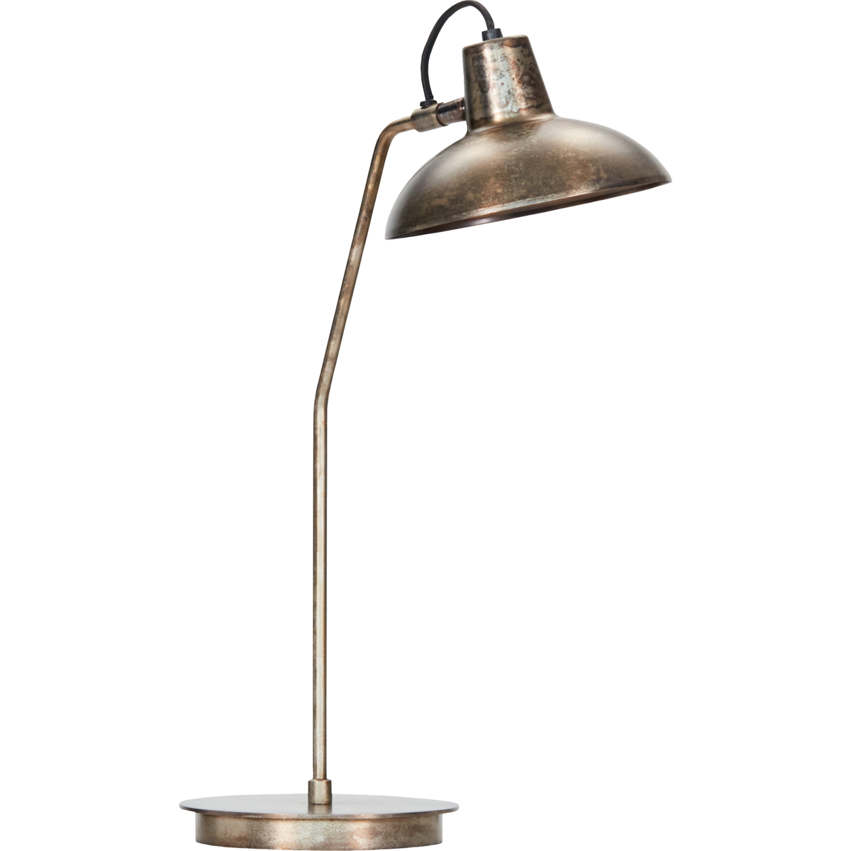 Table lamp, hddesk, antique brown