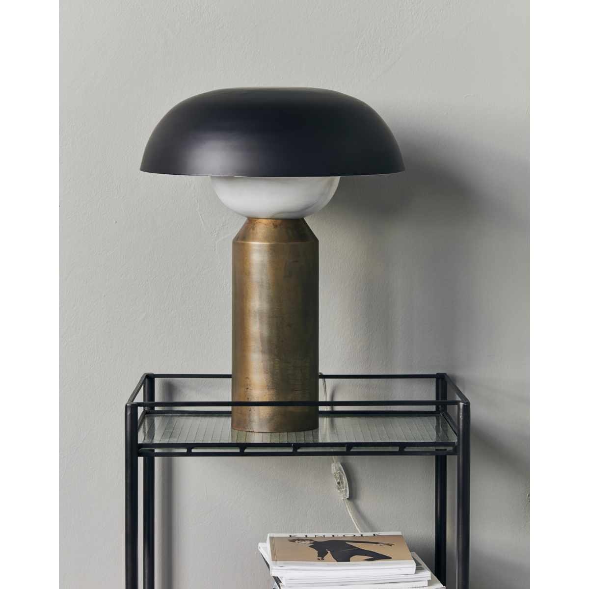 Table lamp, HDBig Fellow, Antique Messing Finish