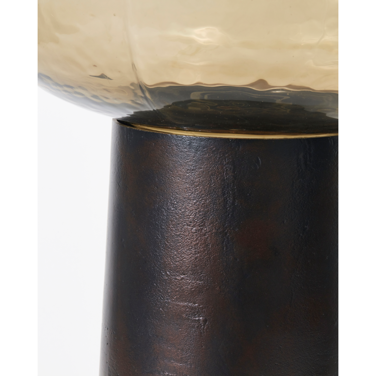 Table lamp, HDNote, browned brass