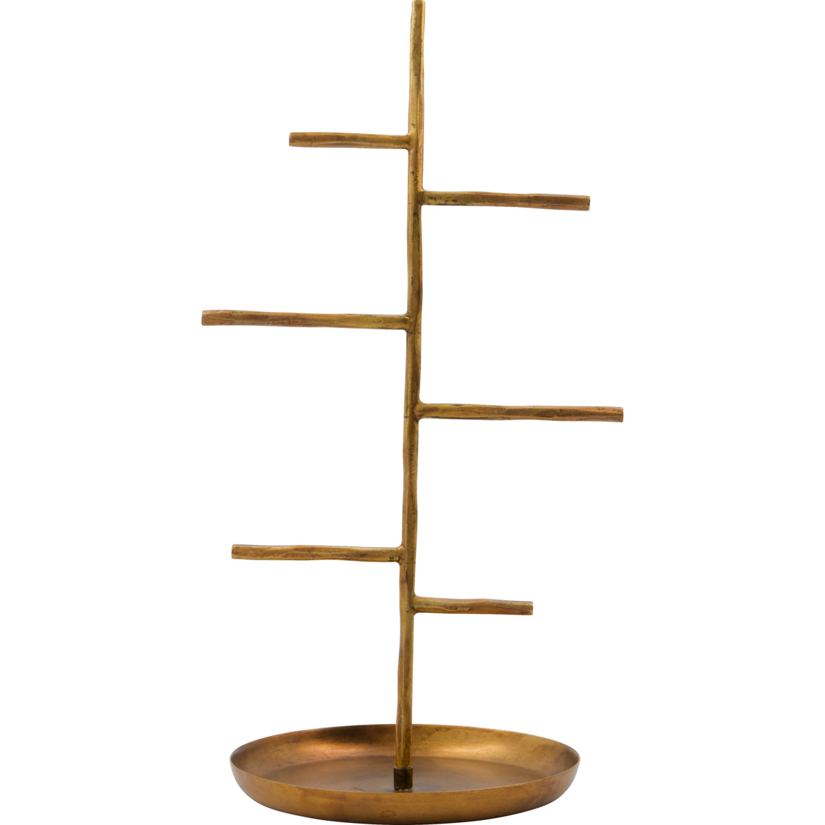 Jewelry tree, hdjewel, brushed brass finish