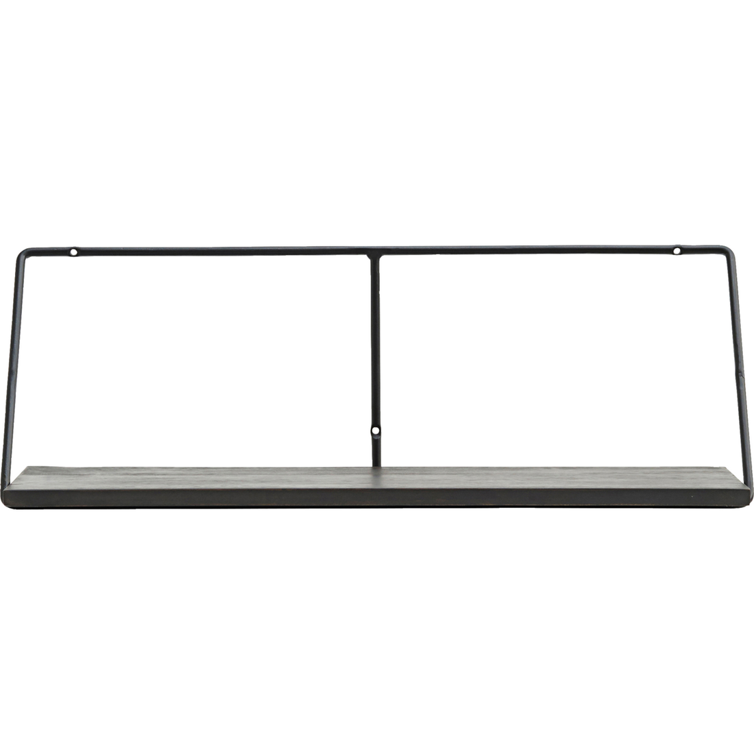 House Doctor - Shelf, Wired, Black -Worked - L: 70 cm, W: 25 cm, H: 24.5 cm