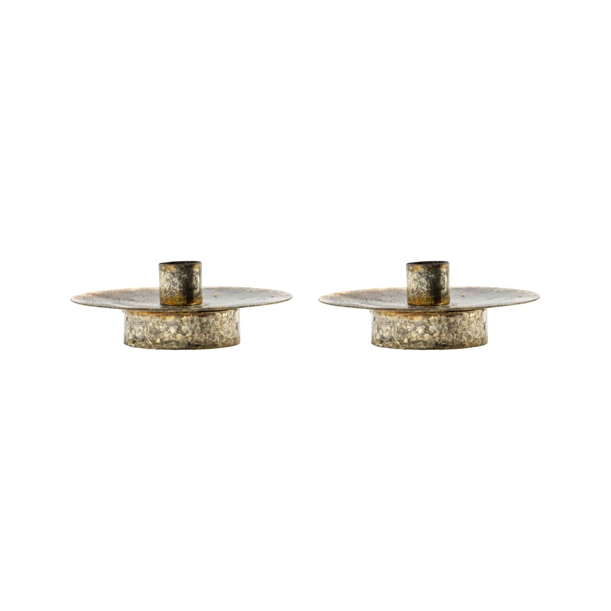 Candlestick, hdsimb, antique metallic