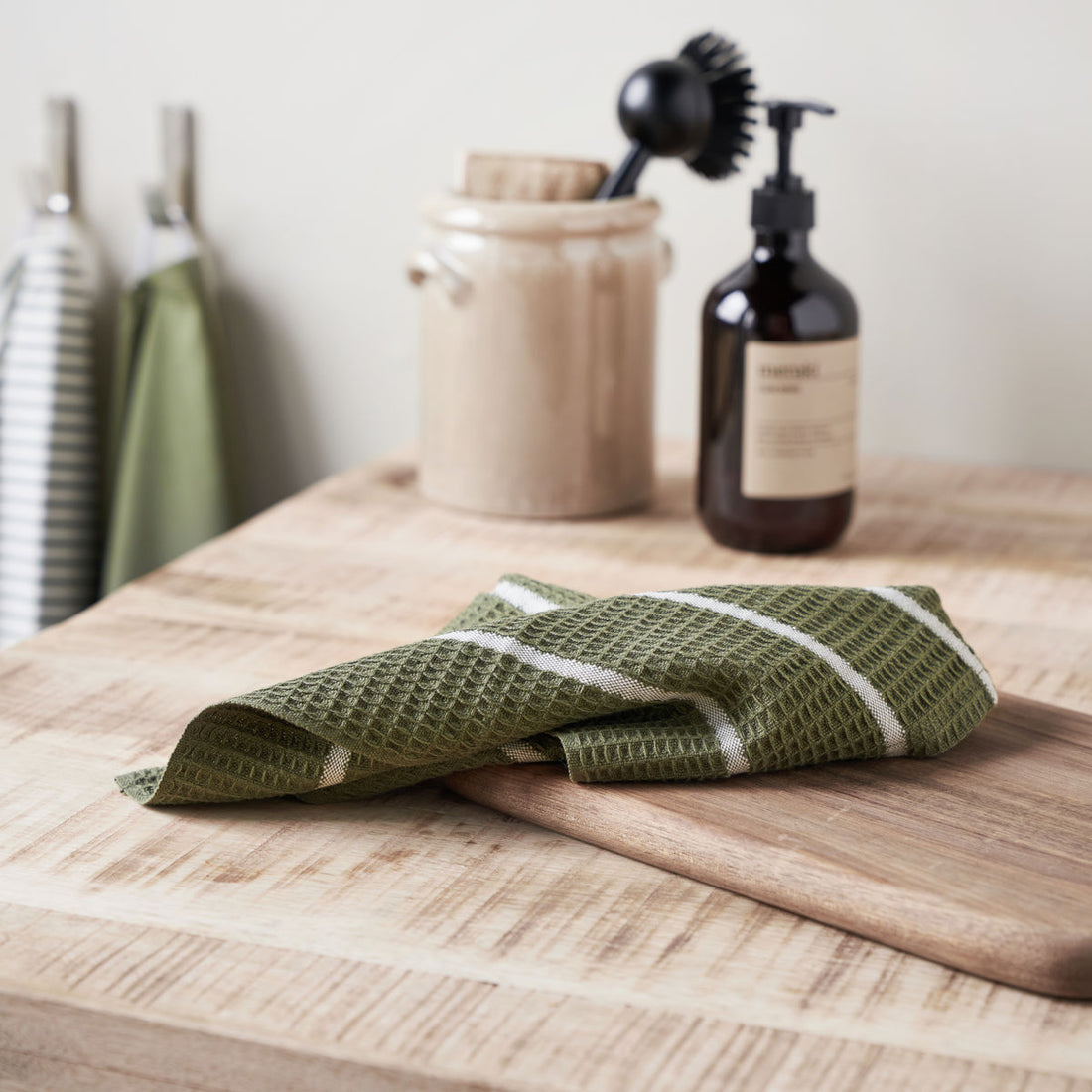 Dishwashing cloth, Hdrena, olive green