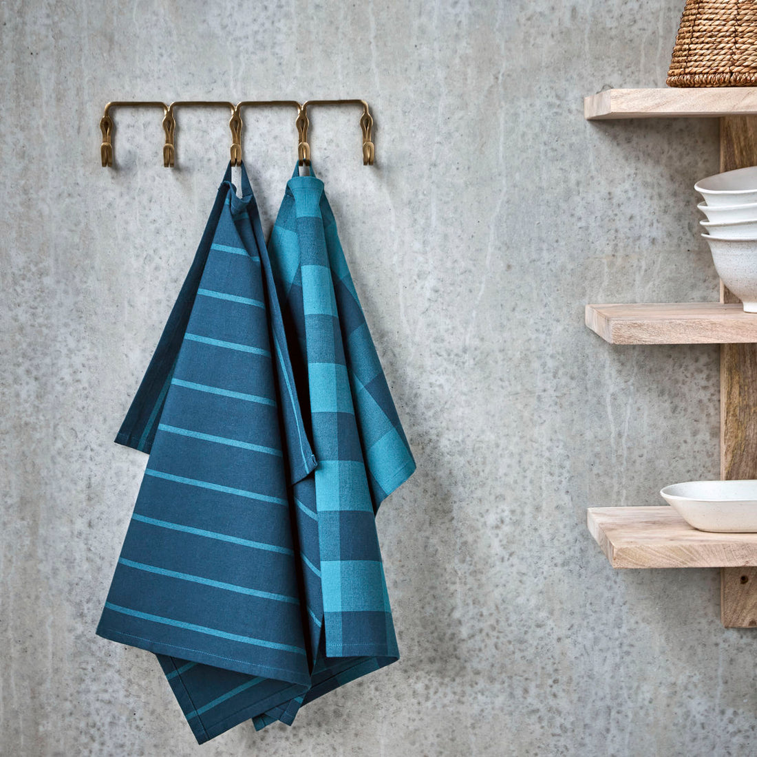 Tea towels, hdcook, blue/petrol