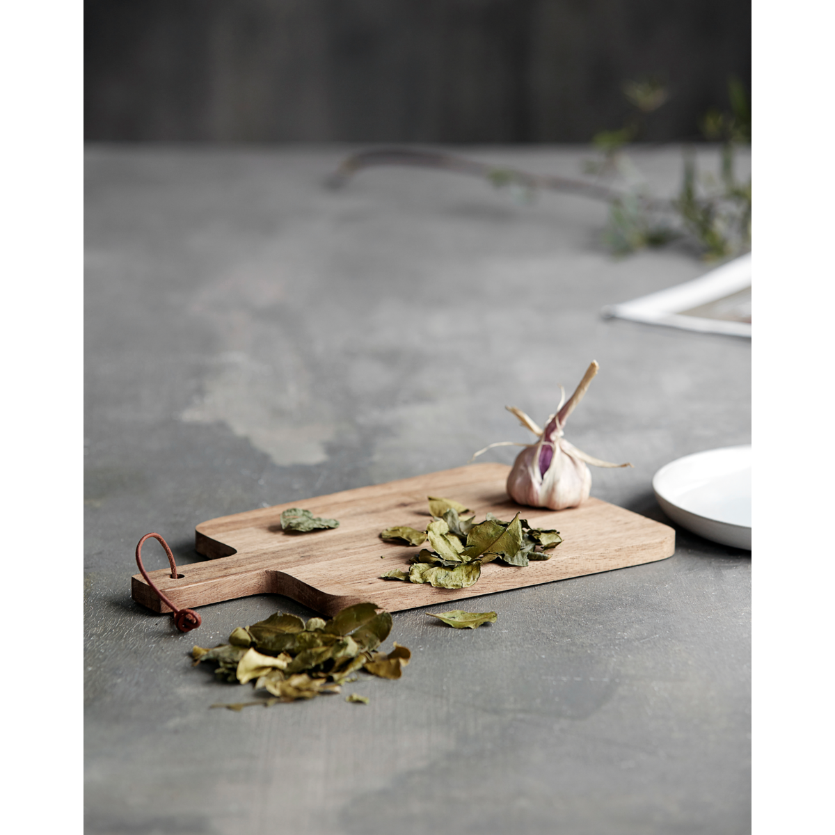 House Doctor - Cutting Board, Walnut, Nature - L: 35 cm, W: 22 cm, H: 1.5 cm