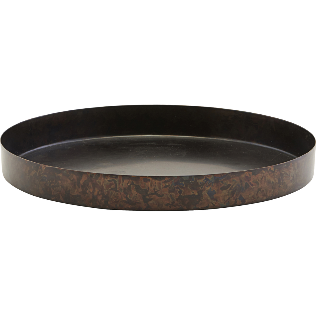 Tray, hdella, antique brown