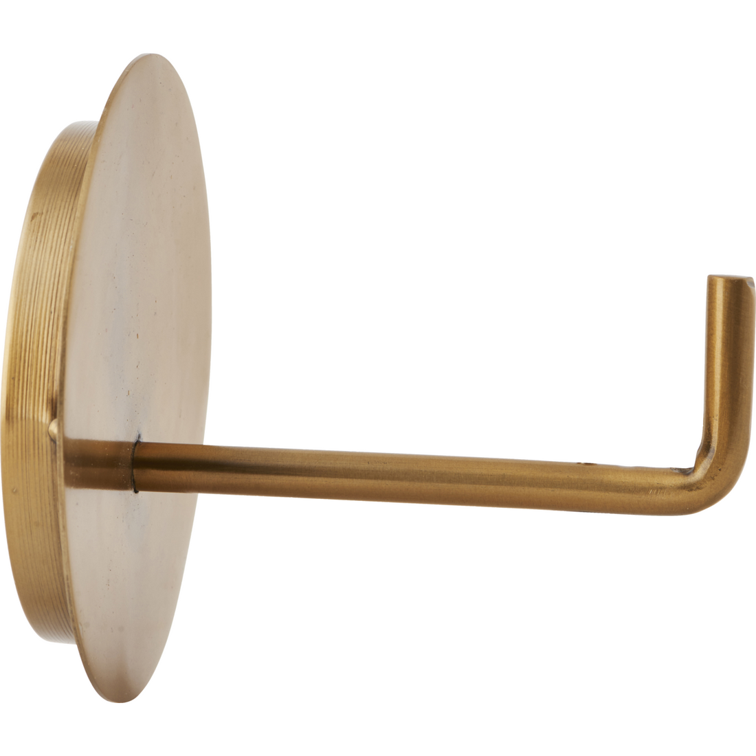 Toilet paper holder, HDTEXT, brass