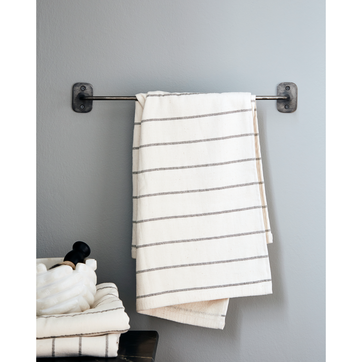 House Doctor - Towel Holder, Pati, Black Antique - L: 40 cm, W: 6 cm