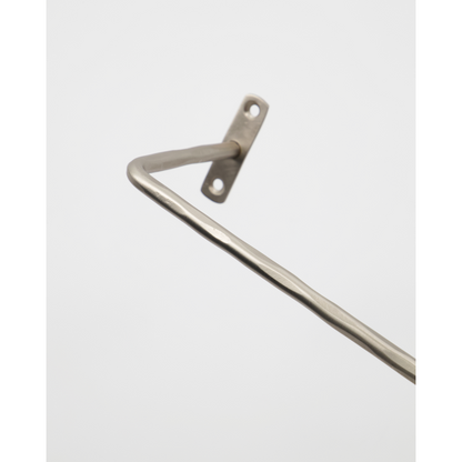 Towel holder, hdwelo, brushed silver finish