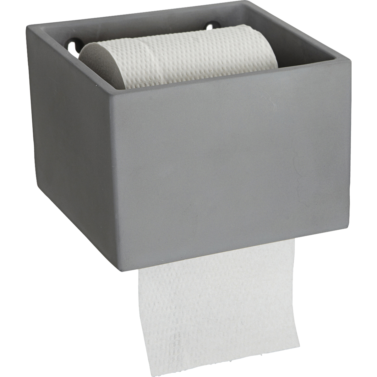 Toilet paper holder, HD cement gray