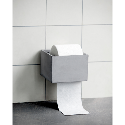 Toilet paper holder, HD cement gray