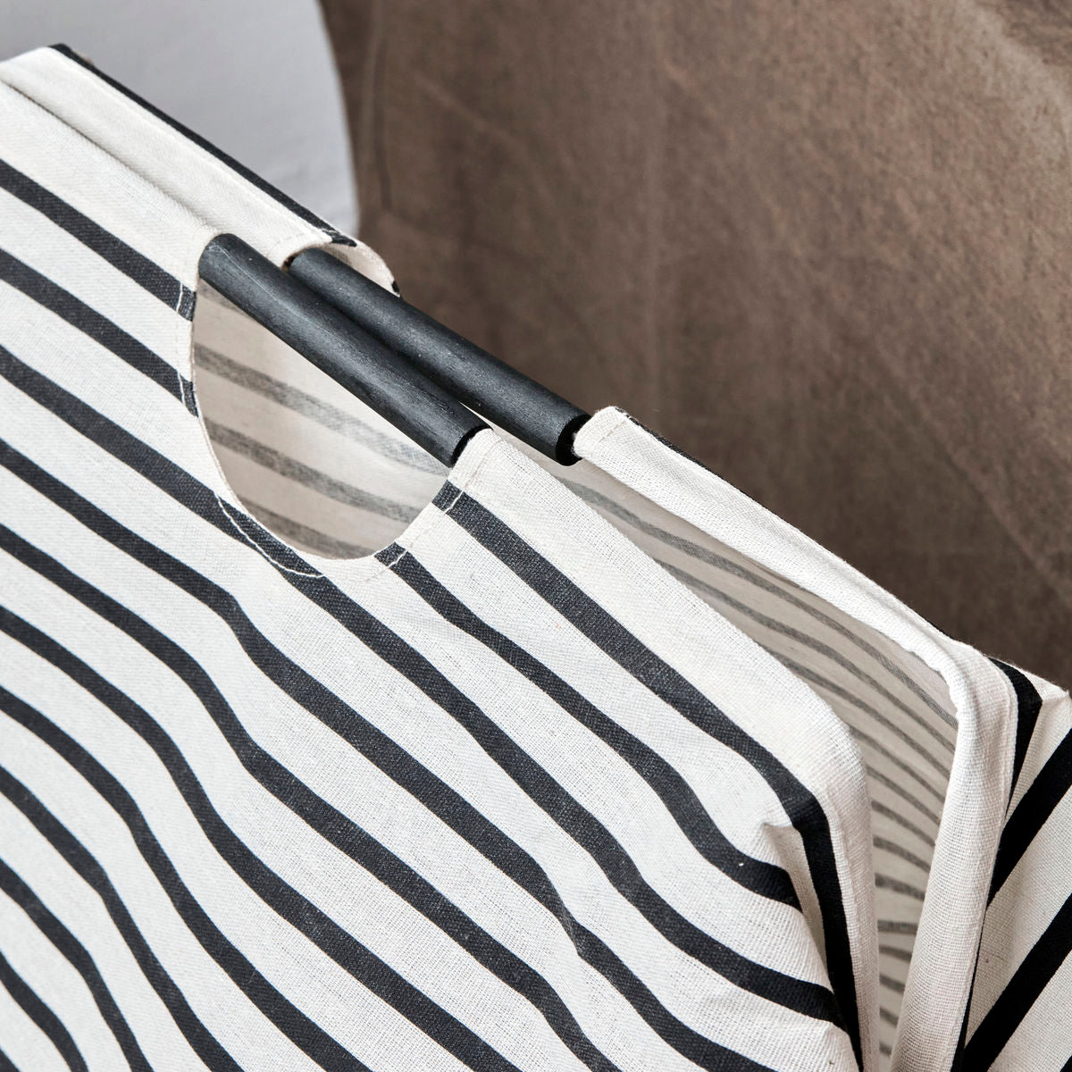 Laundry bag, hdstripes, black and white