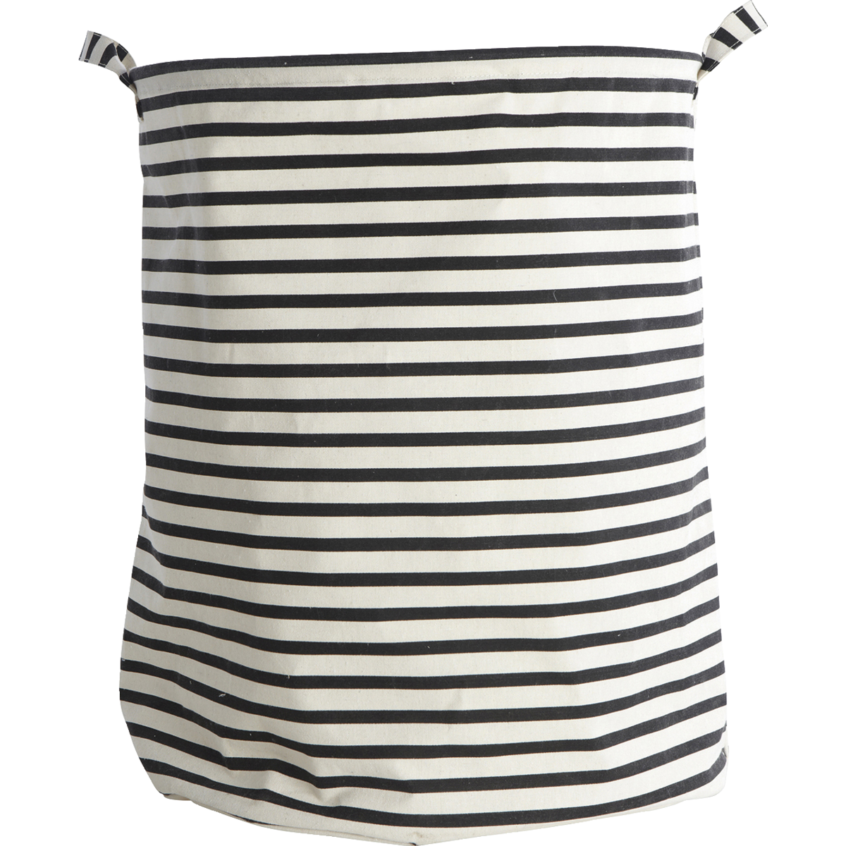 House Doctor - Laundry Bag, Stripes, Black - H: 50 cm, DIA: 40 cm