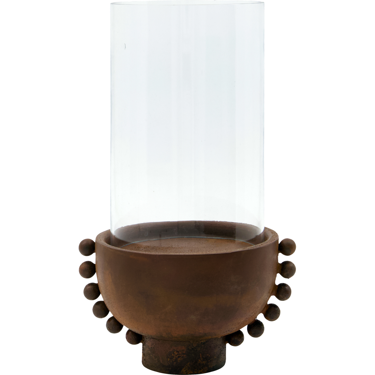 Candlestick, hdmanet, antique brown