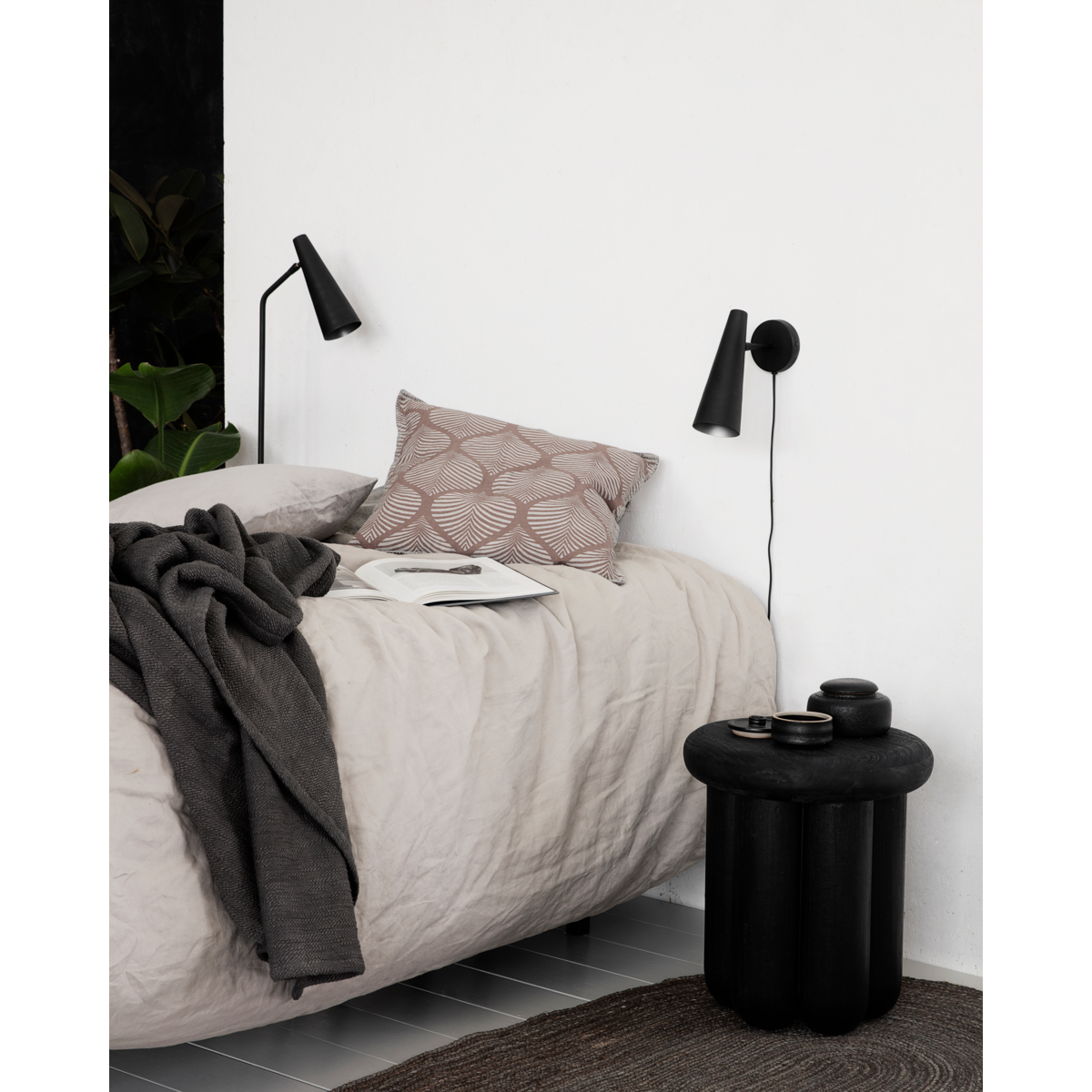 Wall lamp, hdprecise, mat black