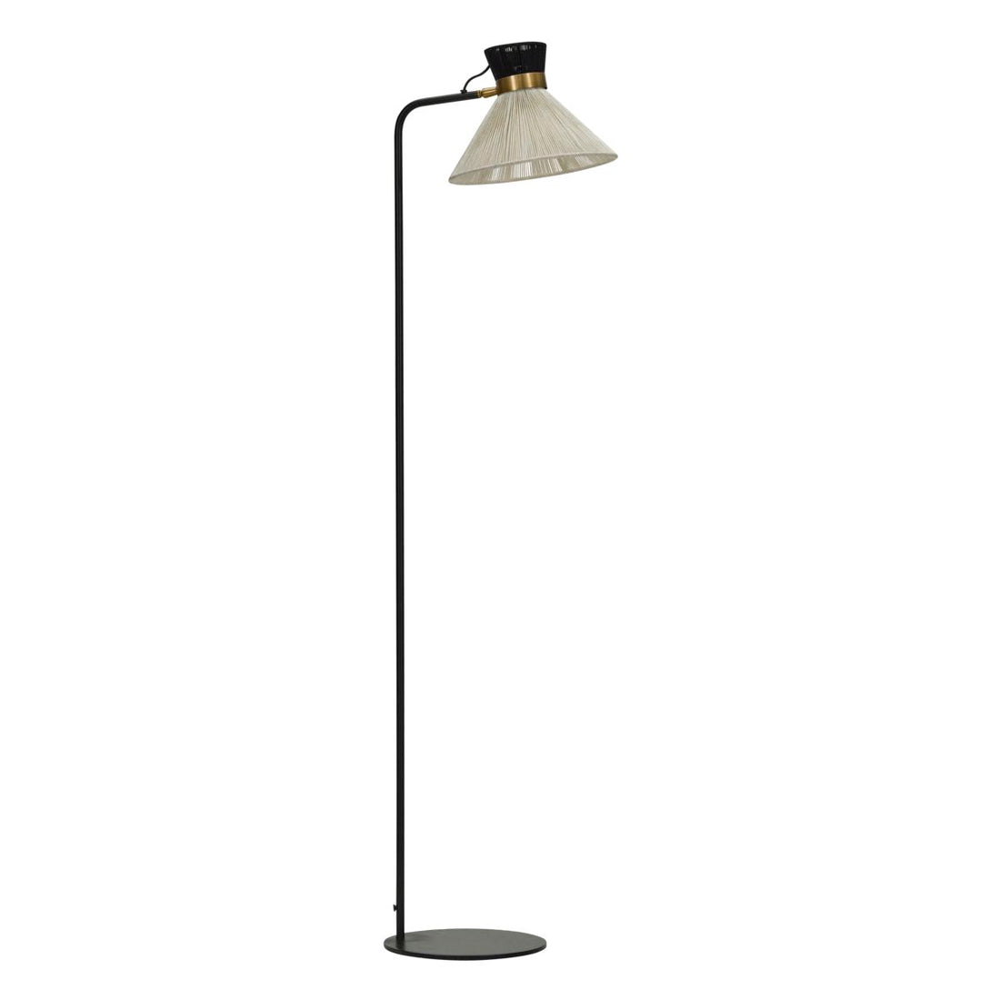 Floor lamp, HDCord, black