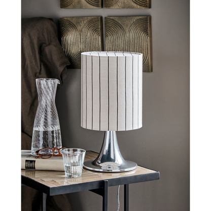 Table lamp, hdtulip, silver finish