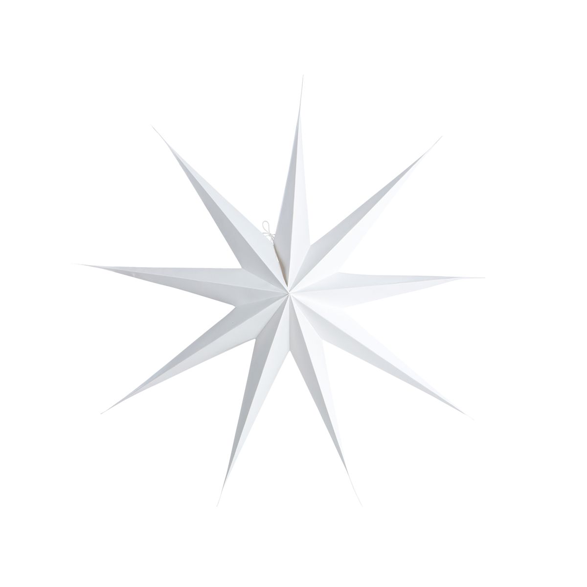 Star, 9 points, white