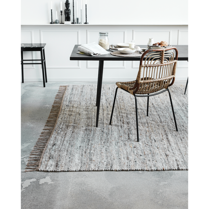 House Doctor rug, HAFI, gray/brown-l: 250 cm, W: 250 cm