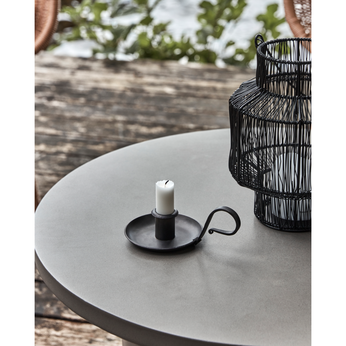 Candlestick, hdgrab, black