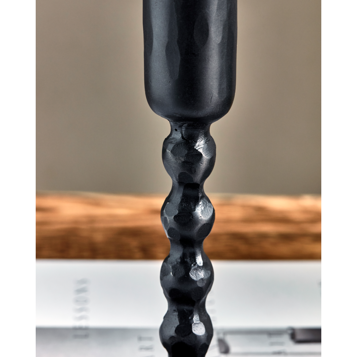 Candlestick, hdmala, black