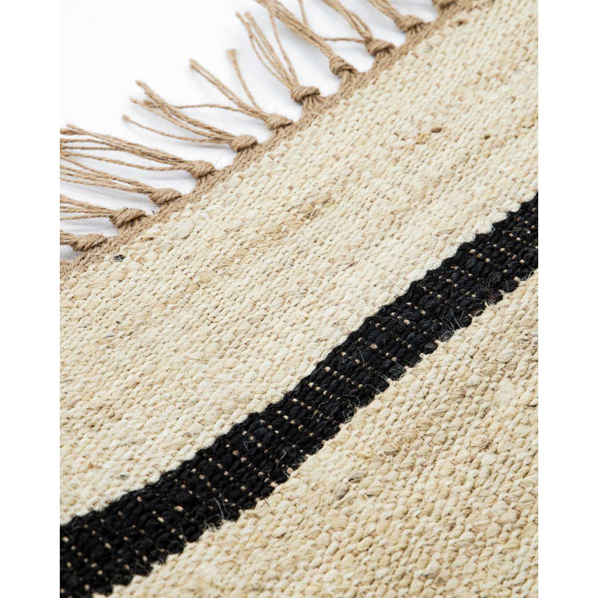 Blanket, hdsima, black/natural