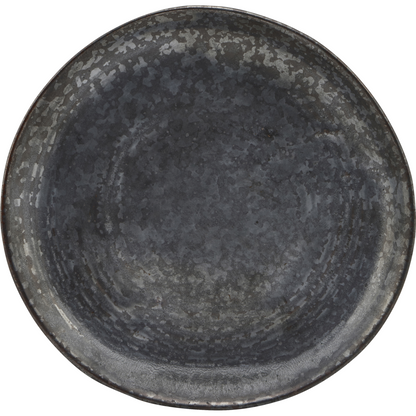 House Doctor - Cake plate, Pion, Black/Brown - H: 2.5 cm, DIA: 16.5 cm